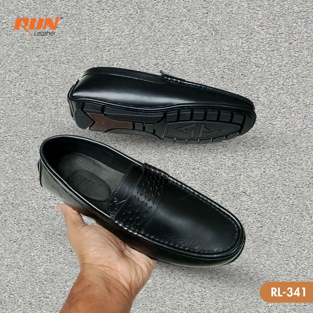 Genuine Leather buckle Loafer LF-341